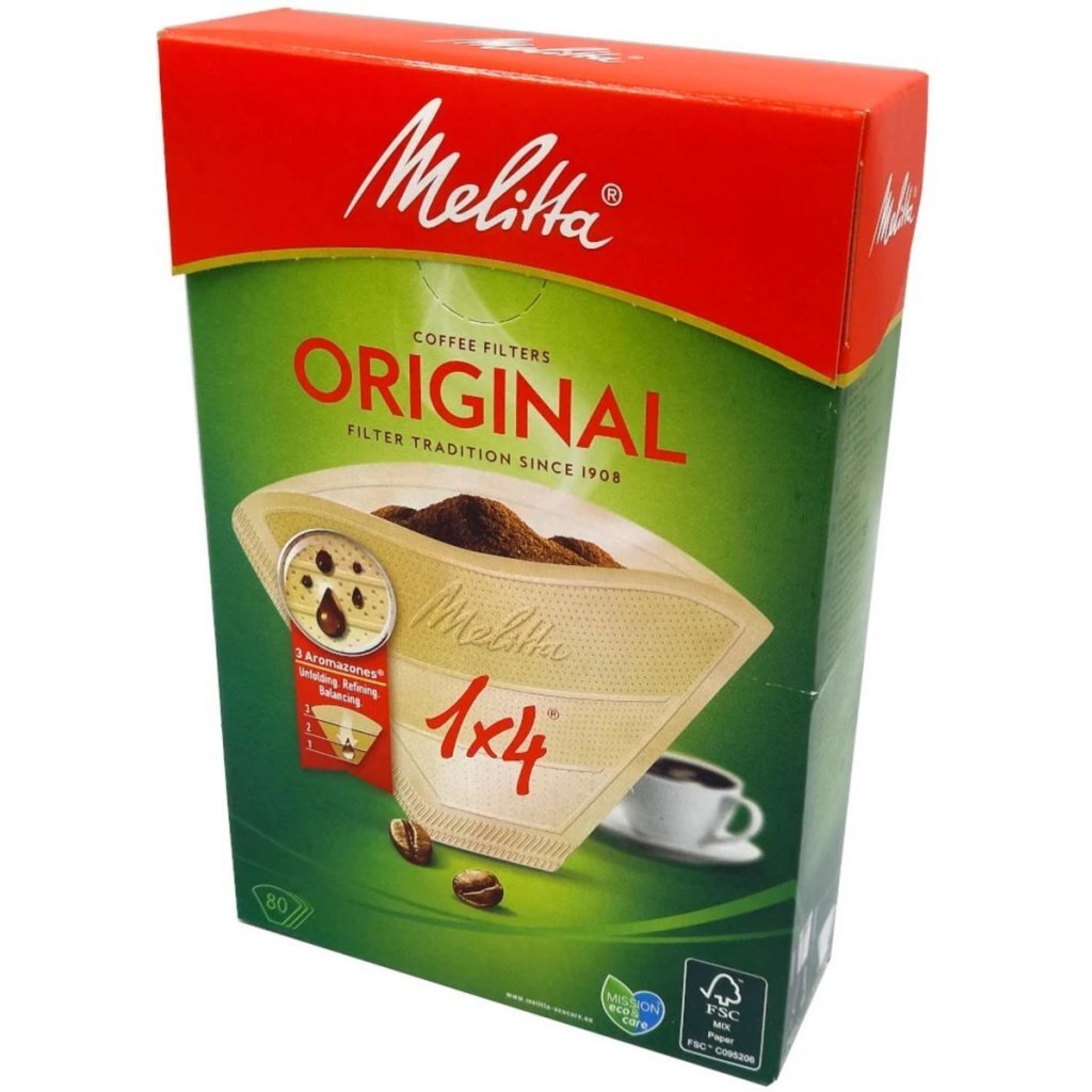 Melitta koffiefilterzakjes 1x4 doosje (9x 80 stuks)