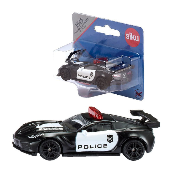 Siku blister serie 15 chevrolet corvette zr1 police