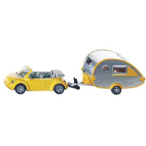 Siku 1629 volkswagen kever + caravan