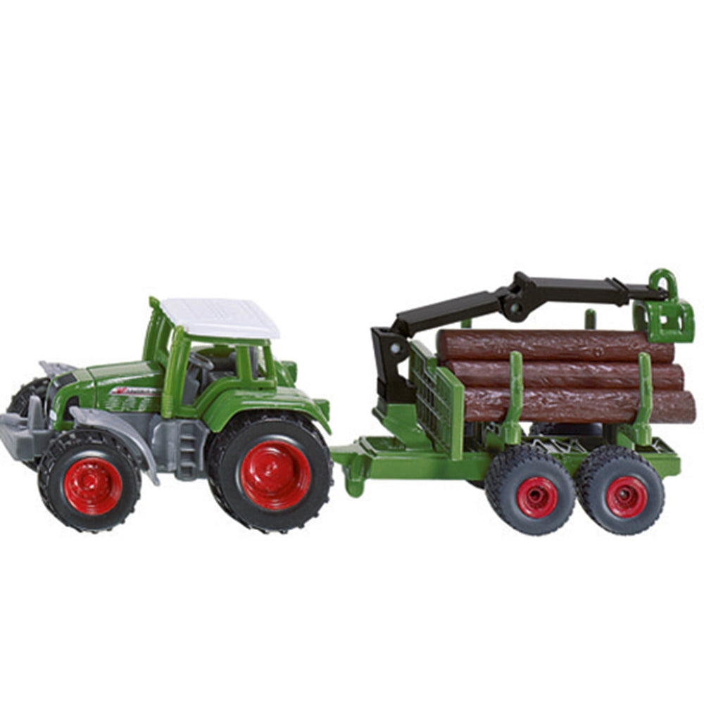 Siku 1645 tractor + boomstammen