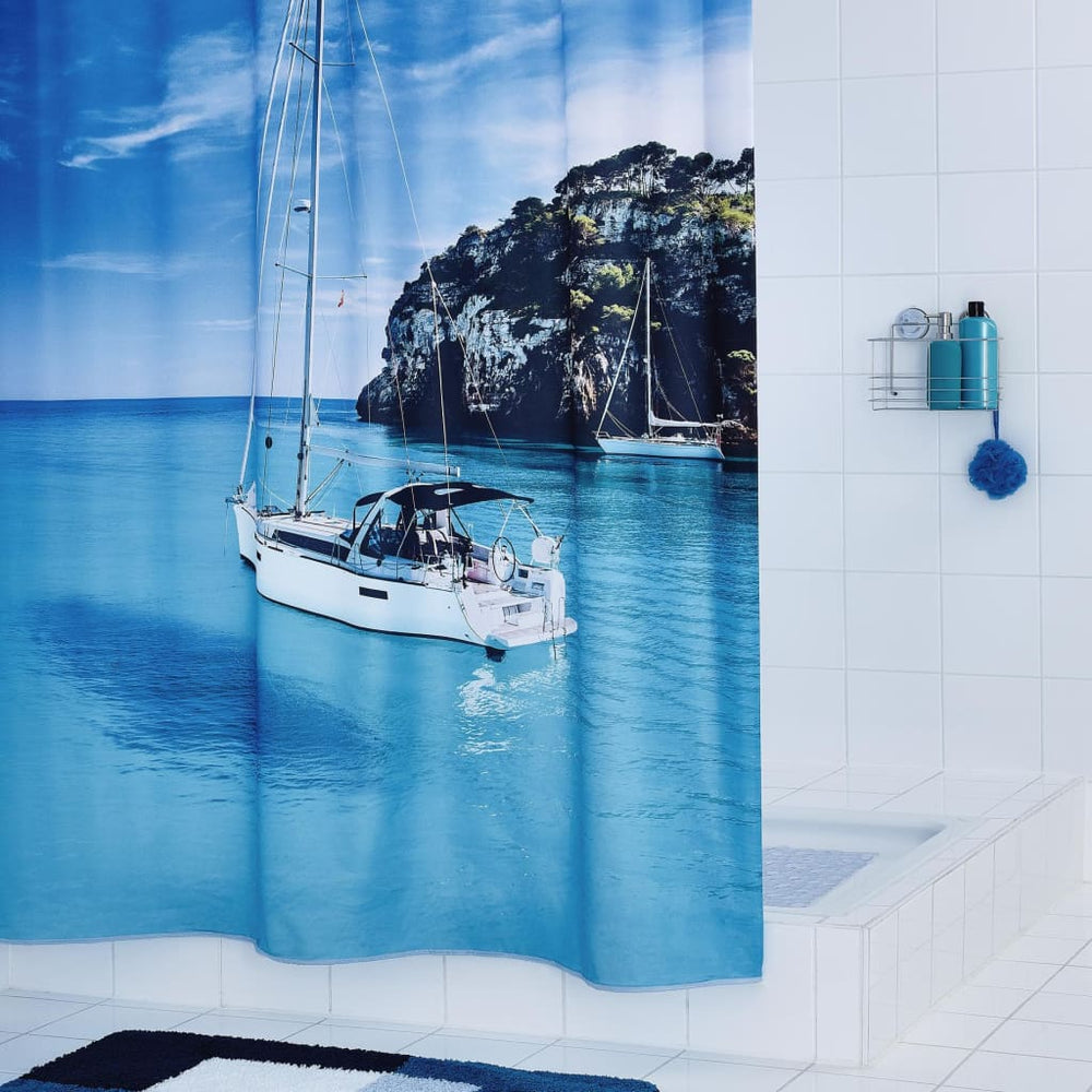 RIDDER RIDDER Douchegordijn Zeilboot 180x200 cm