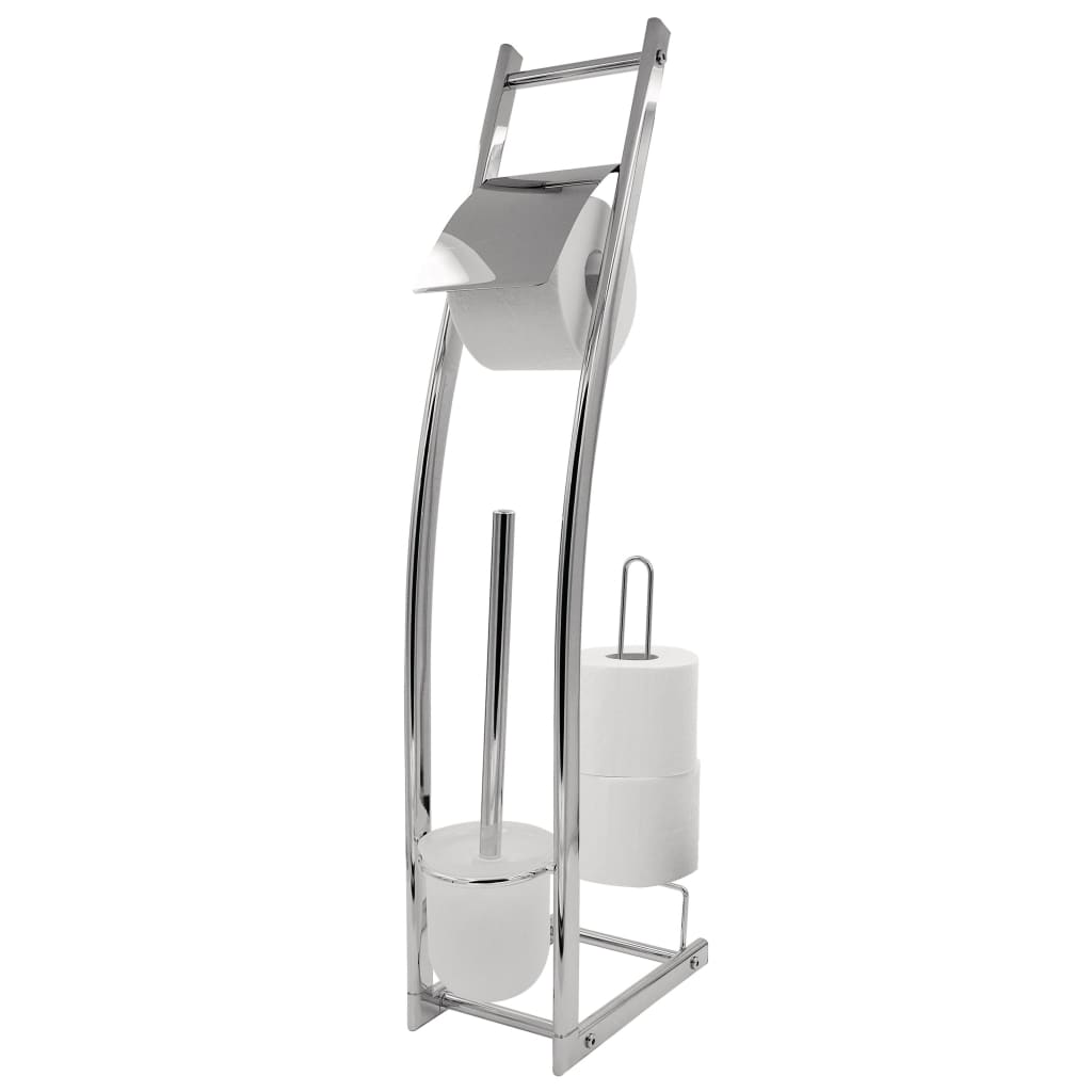 Ridder toiletborstelset 3-in-1 fabio glanzend chroom