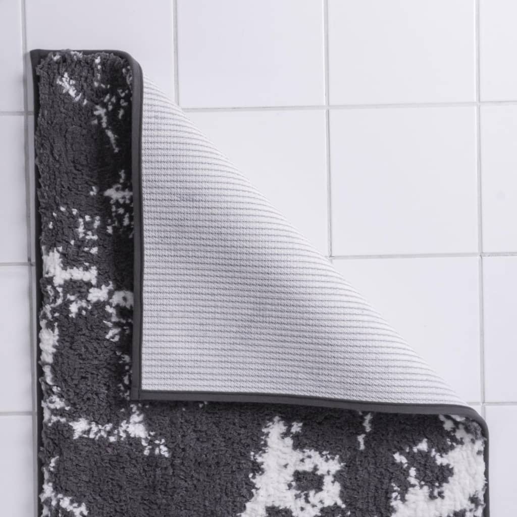 RIDDER RIDDER Badkamermat Marmor 90x60 cm grijs en wit