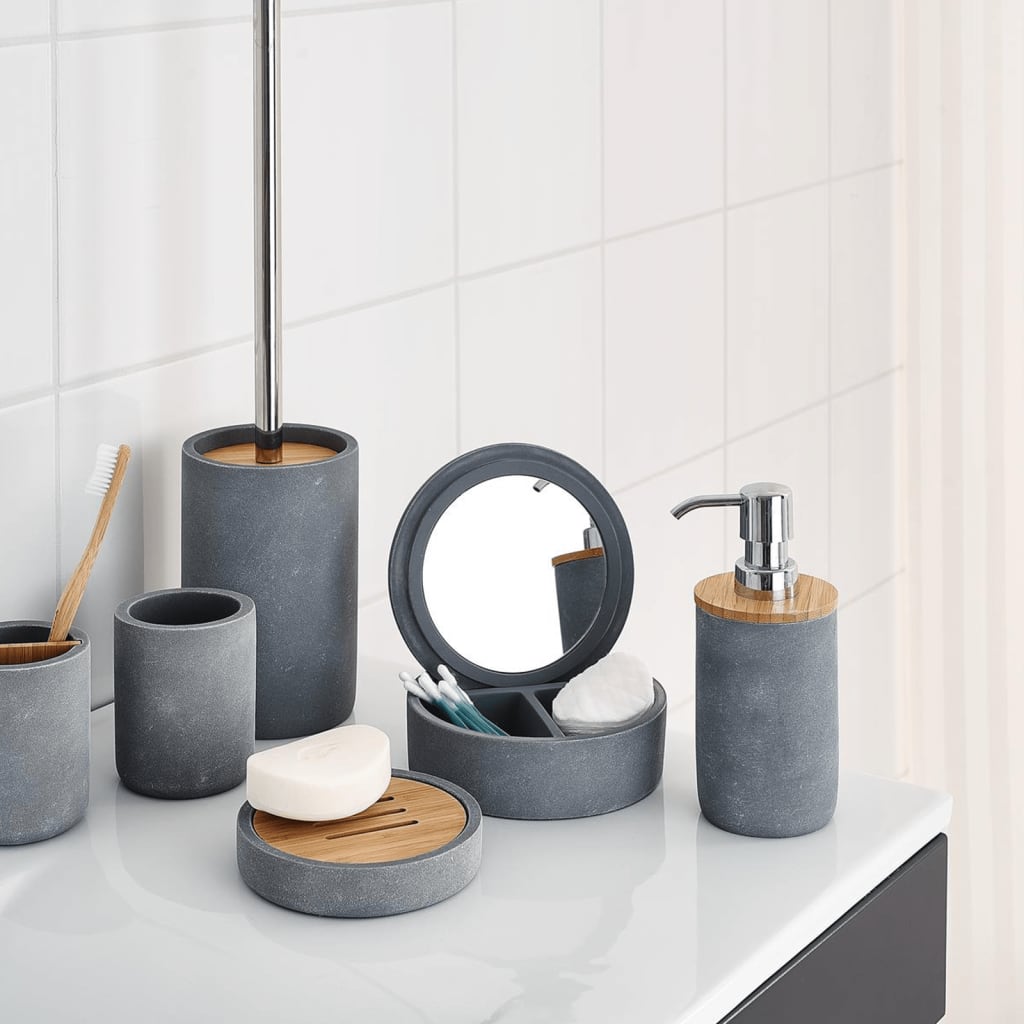 Ridder zeepbakje cement grijs