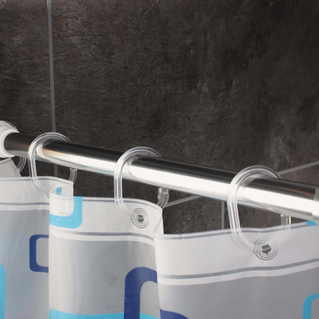 Ridder douchegordijn patroon bruin 180x200 cm