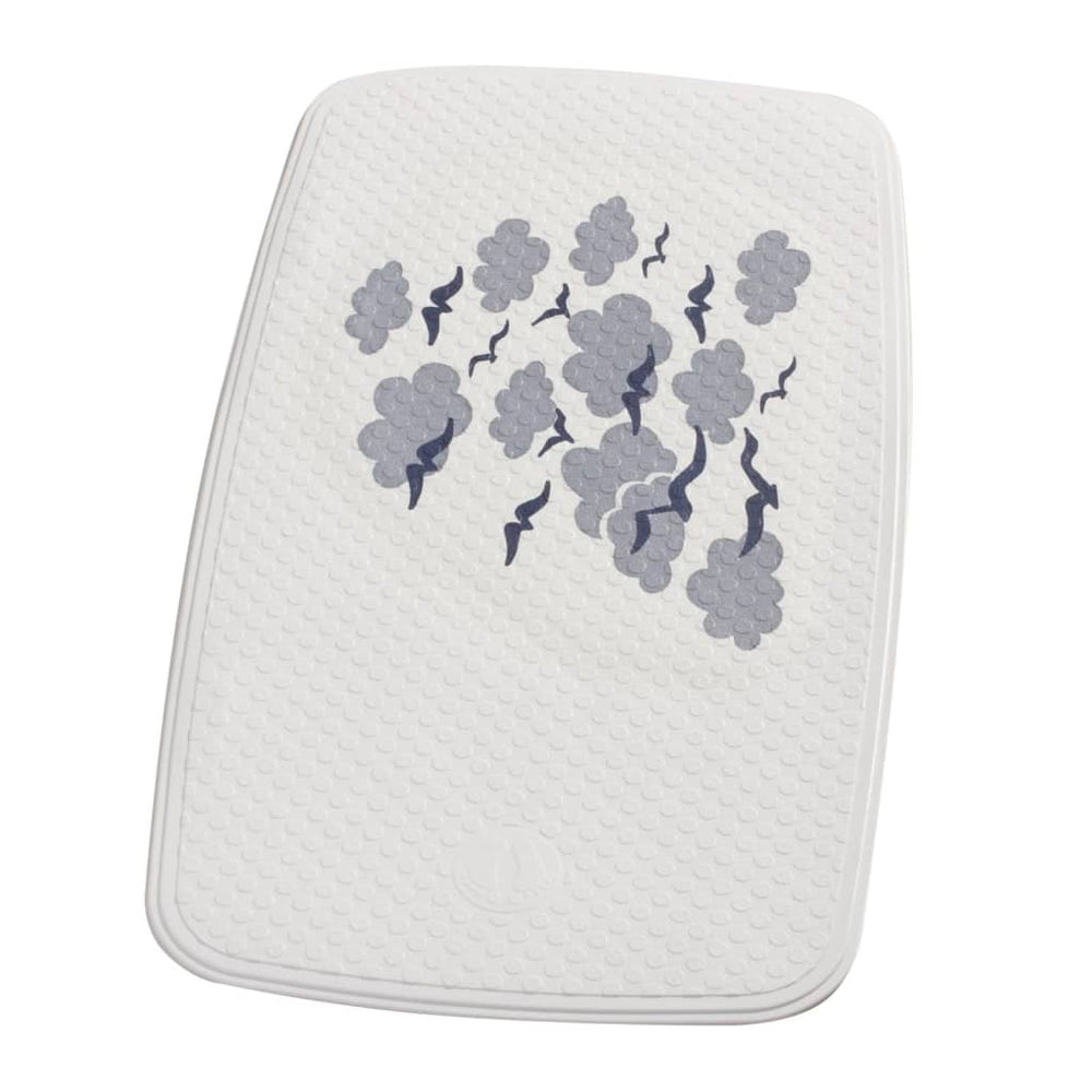 Ridder badmat helgoland 38x72 cm wit en blauw