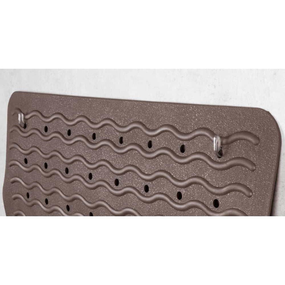 Ridder badmat antislip playa 80x38 cm zwart 68310