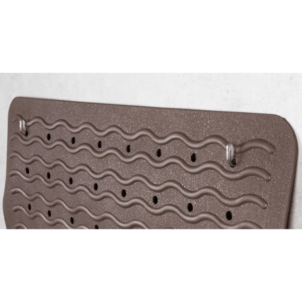 Ridder badmat anti-slip playa 80x38 cm zwart 68310