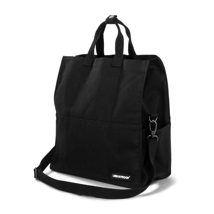 Urbanproof draagtas city tote recycled 22l zwart