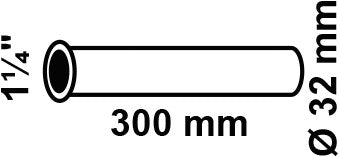Kirchhoff dompelbuis, 1 1 4 x 300 x 32 mm, voor sifon - 98848318