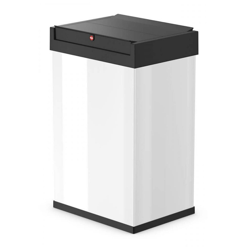 Hailo prullenbak met tuimeldeksel 8401310 wit big-box swing l