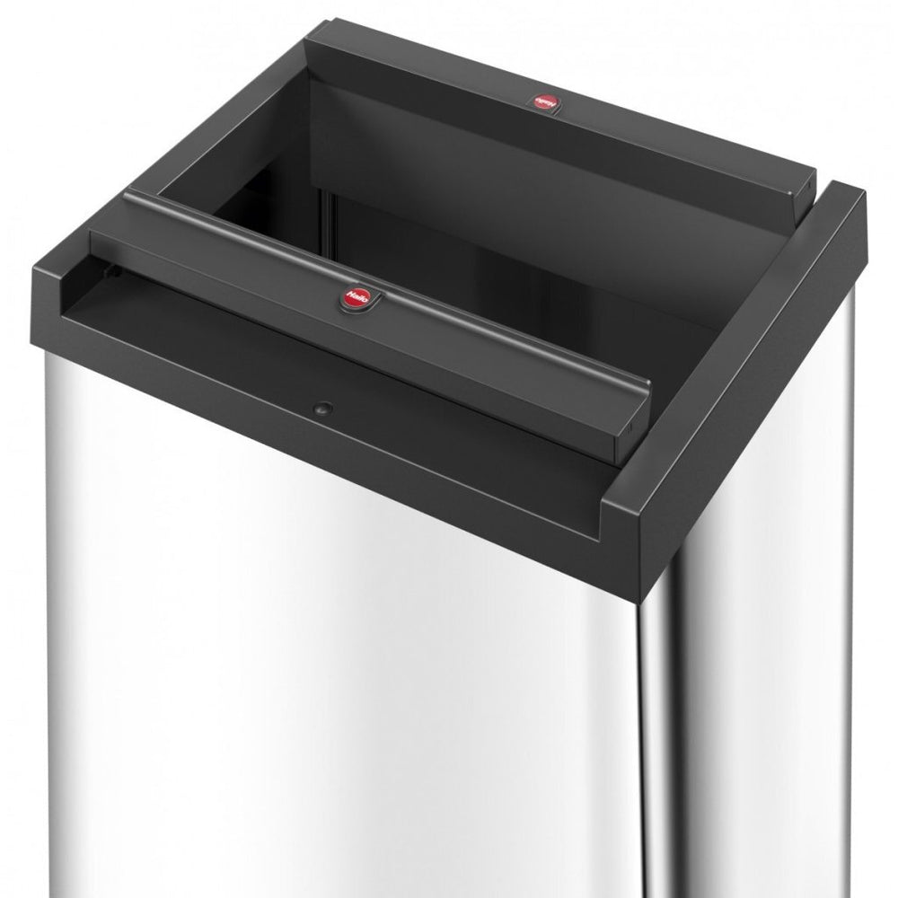 Hailo prullenbak met tuimeldeksel 8401310 wit big-box swing l