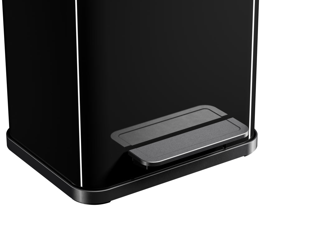 Hailo öko duo plus pedaalemmer 2x9l zwart