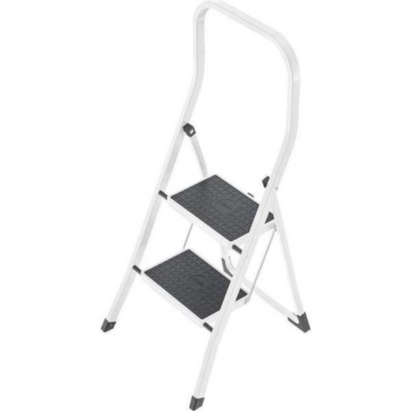 Hailo k45 keukentrap 2-treeds met hoge beugel wit