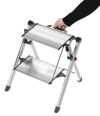 Hailo 4310-100 mk80 comfortline aluminium 2 vouwtreden