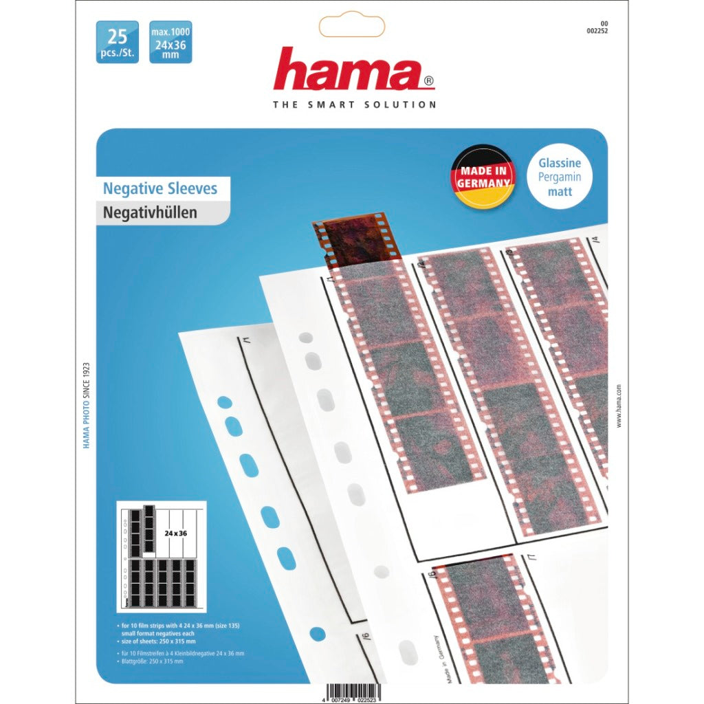 Hama negatiefbladen perg. 35 mm 10x4 25st