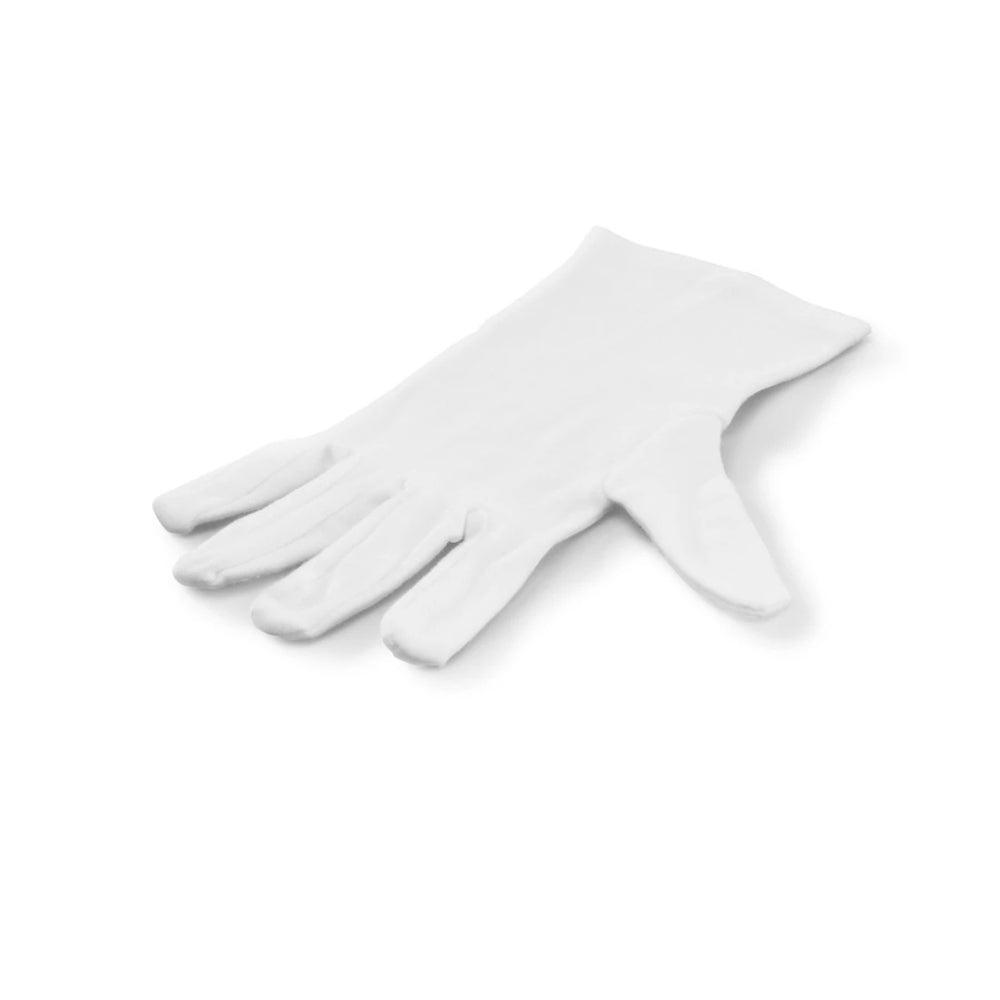 Hama katoenen handschoenen maat m 1 paar wit