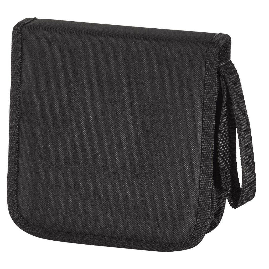 Hama nylon portemonnee 32 cd zwart rood