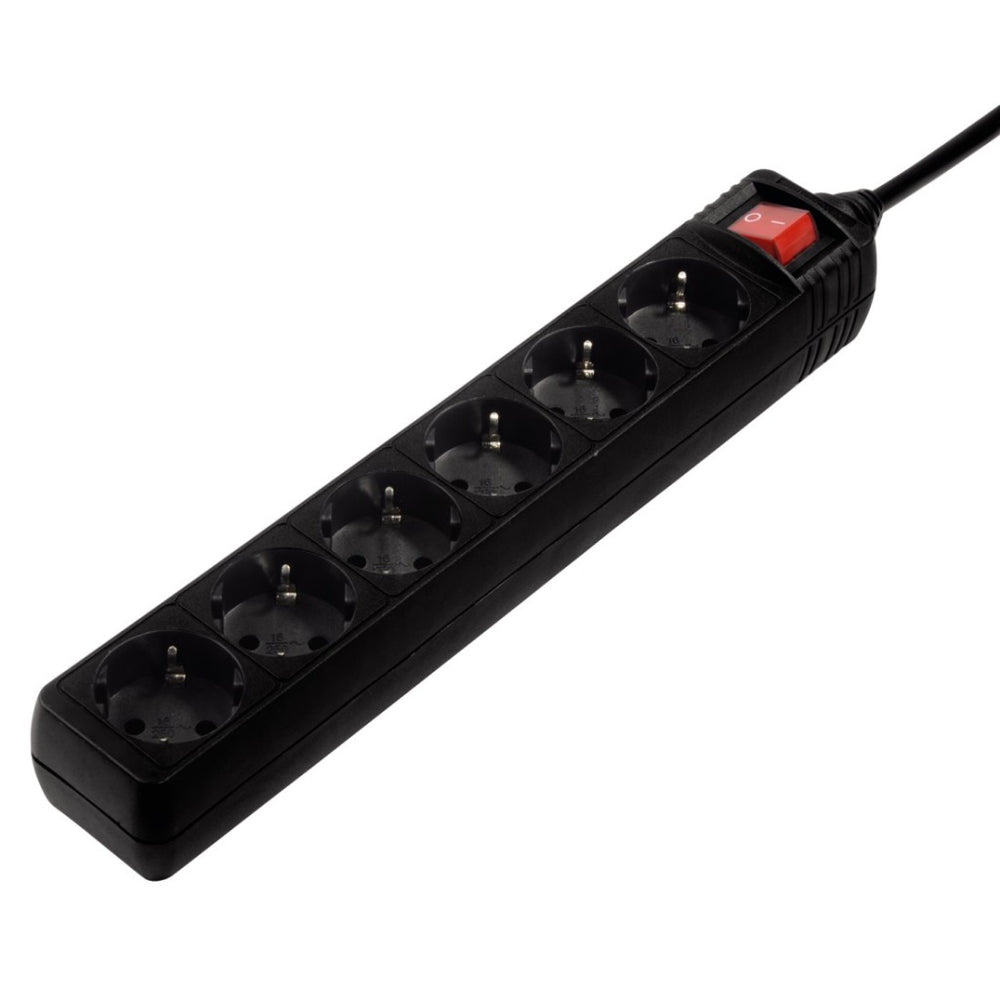 Hama 6-weg ja.wsaks.1.4m bk