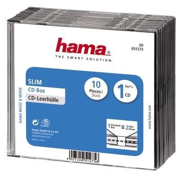 Hama cd slim box 10 stuks