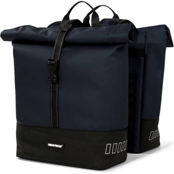 Urbanproof urban proof rolltop dubbeltas 38l blauw recycled