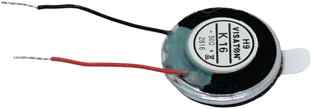 Visaton vs-k16 miniatuur luidspreker 16 mm 50 ohm