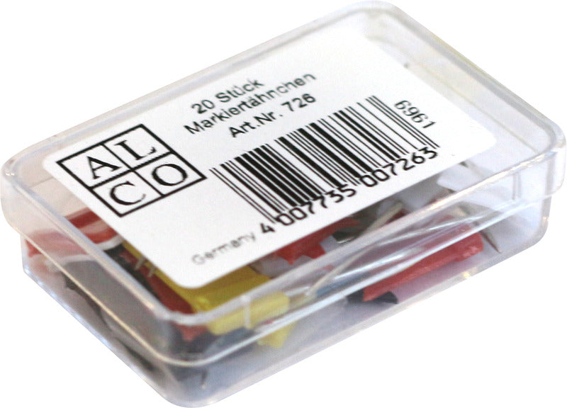 Alco al-726 markeervlaggetjes 20 stuks in doosje
