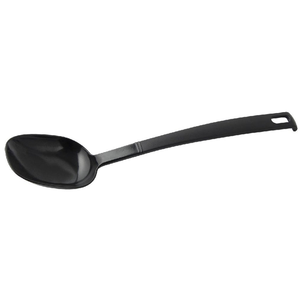 Fackelmann serveerlepel 30 cm zwart nylon