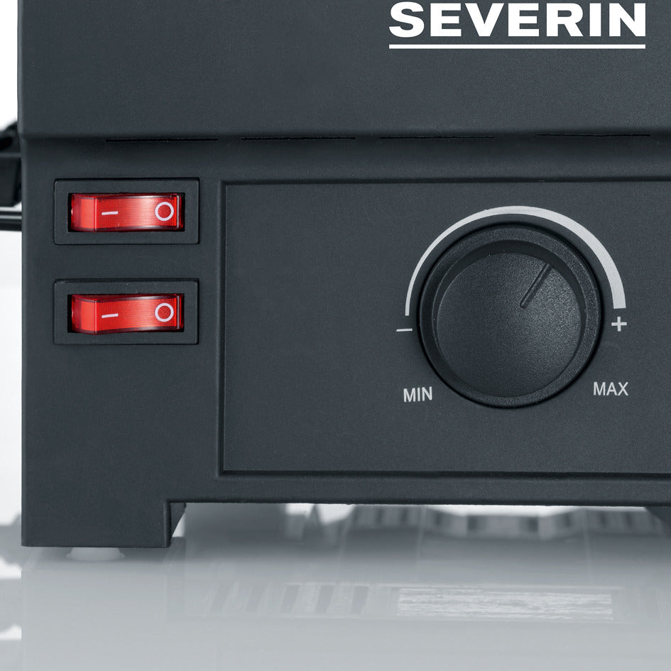 Severin rg2687 pizzaraclettegrill 1150w zwart