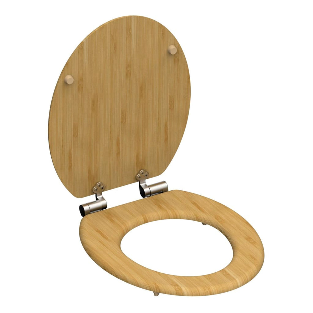 SCHÜTTE SCHÜTTE Toiletbril met softclose NATUURLIJK BAMBOE