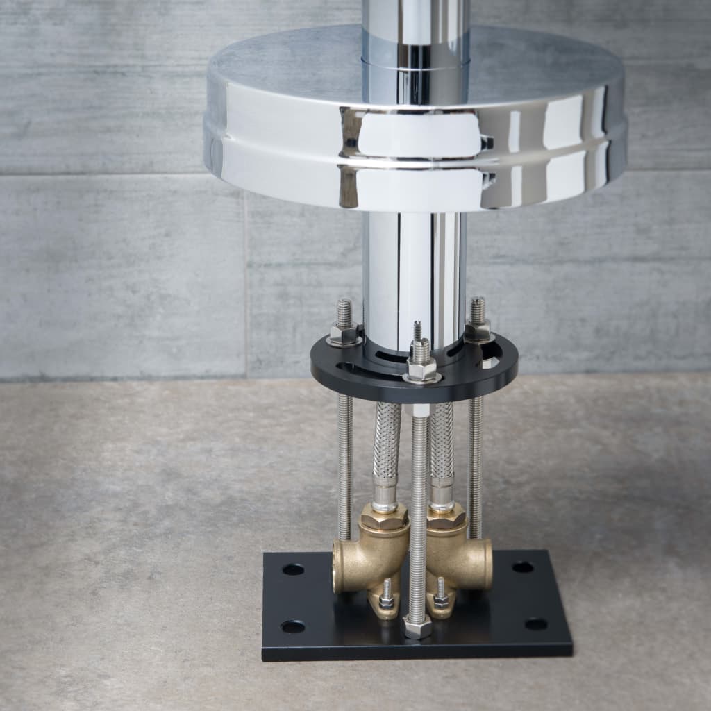 Schütte bad- douchemengkraan met doucheset cornwall chroomkleurig