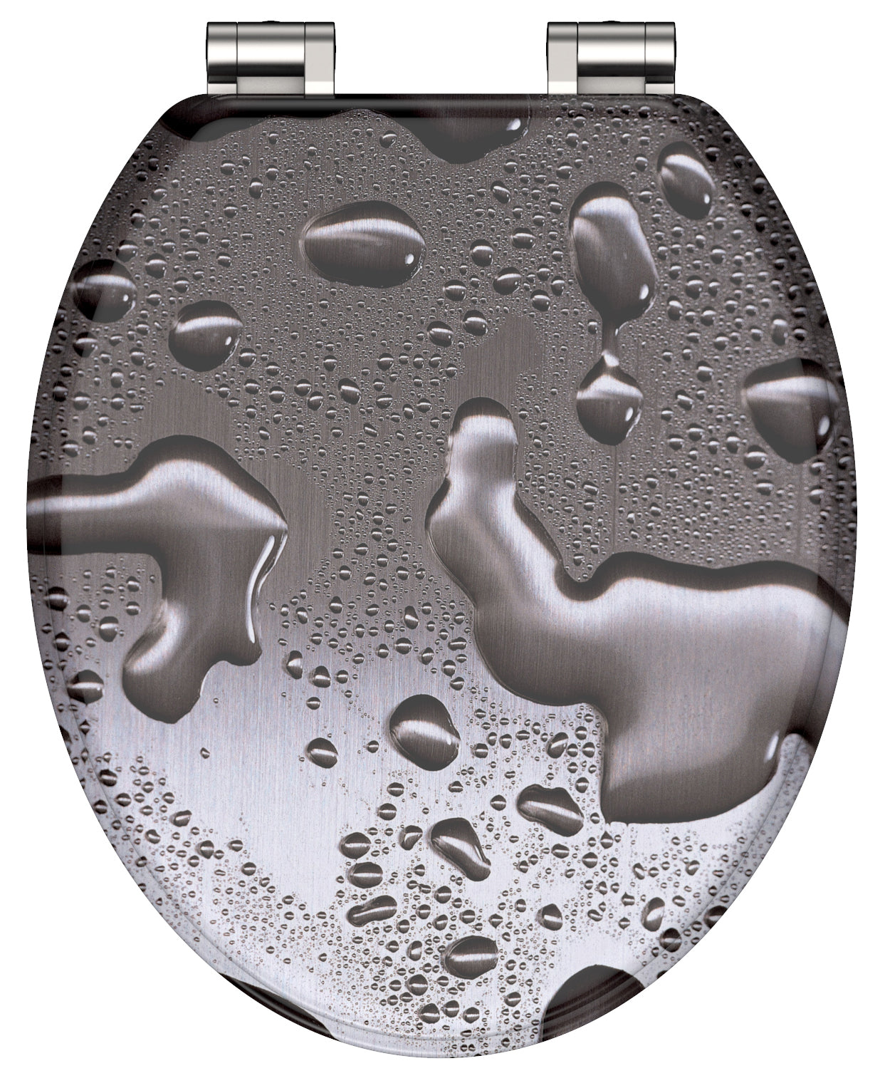 SCHÜTTE SCHÜTTE Toiletbril met softclose GRIJS STAAL