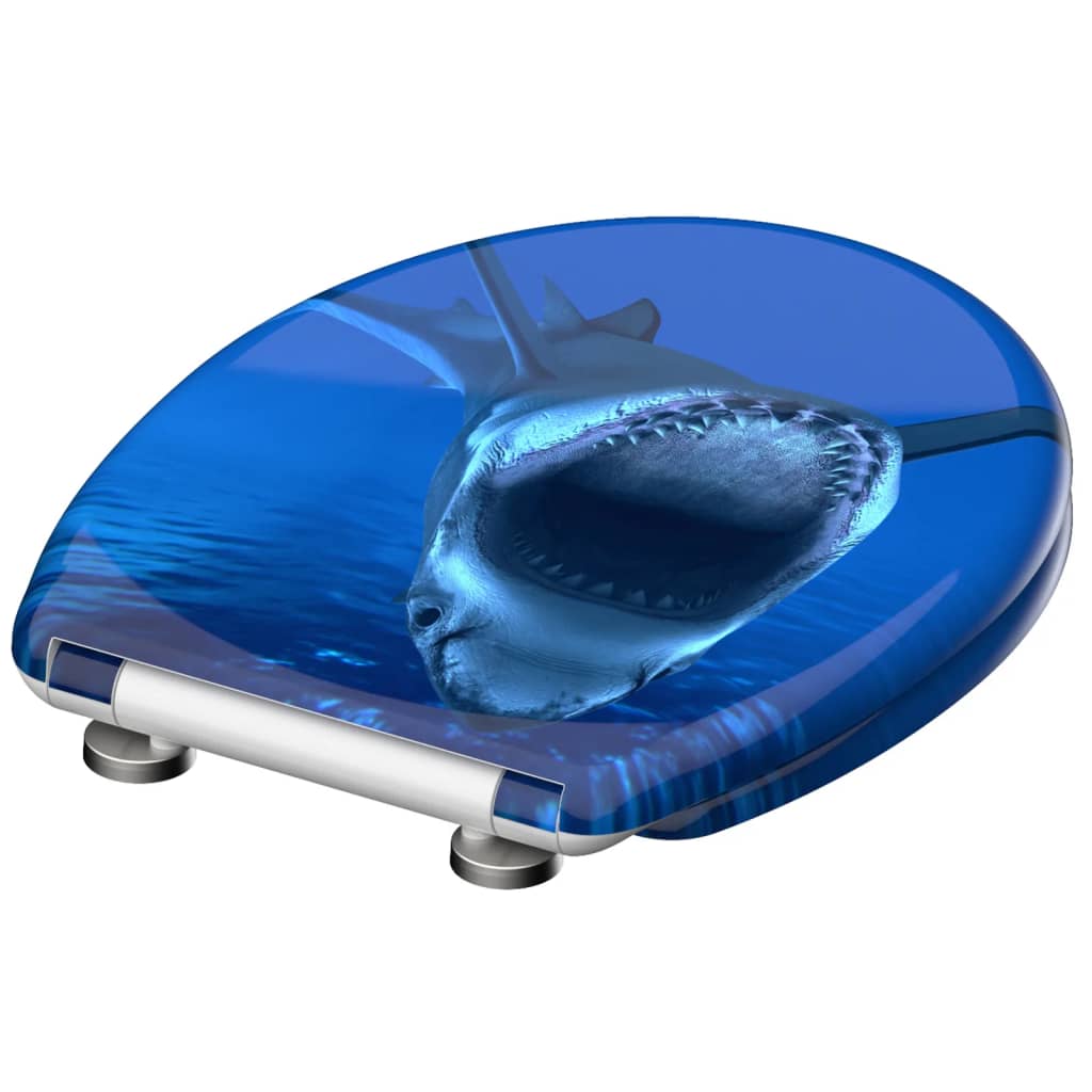 Schütte toiletbril met softclose snelsluiting shark