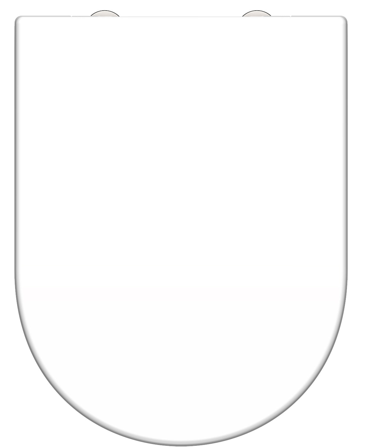 Schutte duroplast wc-bril d-vorm white met soft-close en quick-release 82910