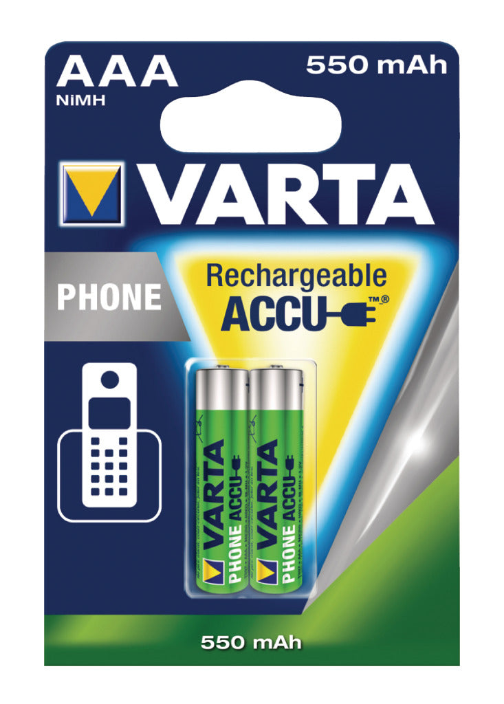 Varta VARTA-58397 Telefoon Accu Hr03 550 Mah 2