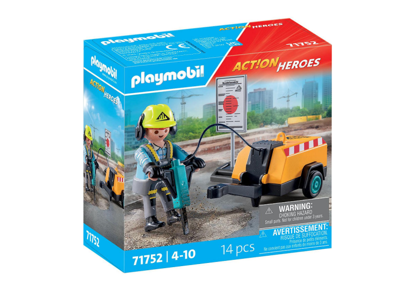 Playmobil action heroes bouwvakker - 71752