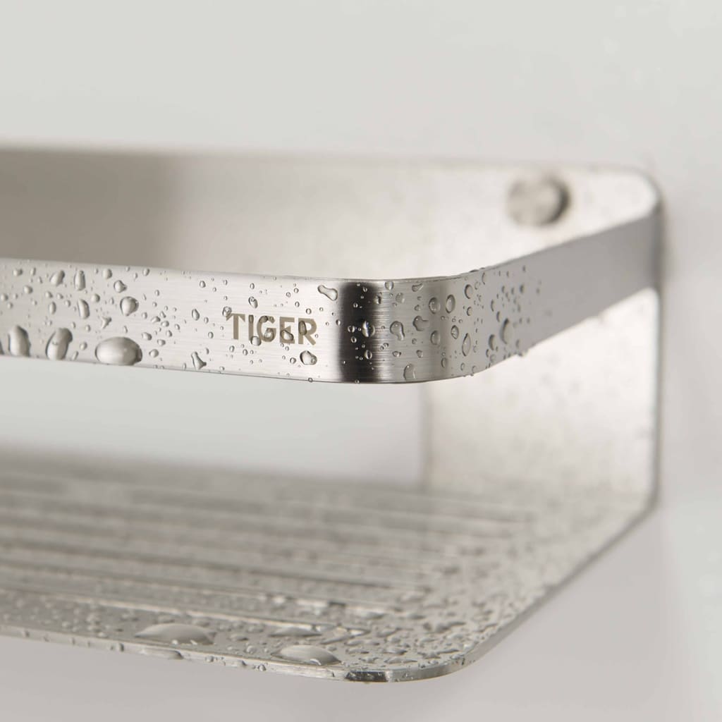 Tiger badkorf caddy zilver 1400030946