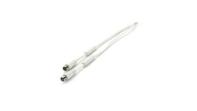 Vivanco 43049 tv radio antenne kabel 5 m met ferrietkern