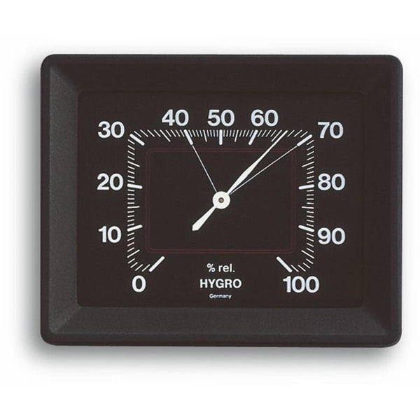 Tfa dostmann hygrometer analoog zwart 10x8cm