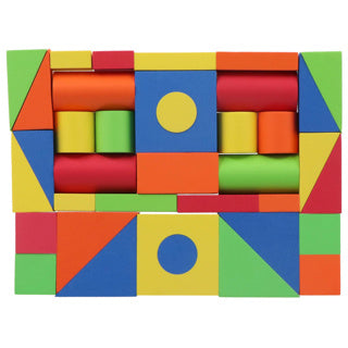 Jip y discover foam stapelblokken 37 delig gekleurd | 4 stuks