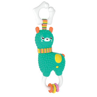 Clementoni baby alpaca ratel schud en speel | 2 stuks