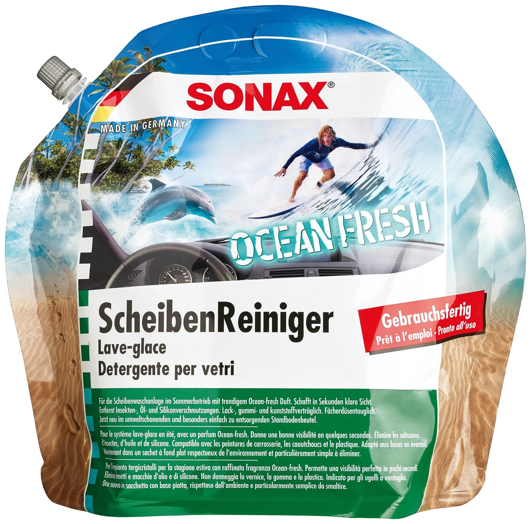 Sonax ruitenreinger window cleaner 3 l ocean-fresh