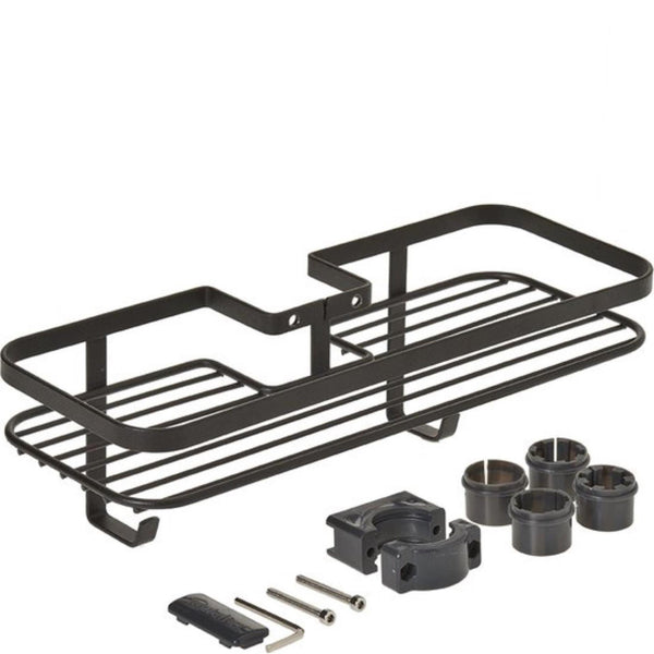 Metaltex doucherek 29x11x9 cm mat zwart