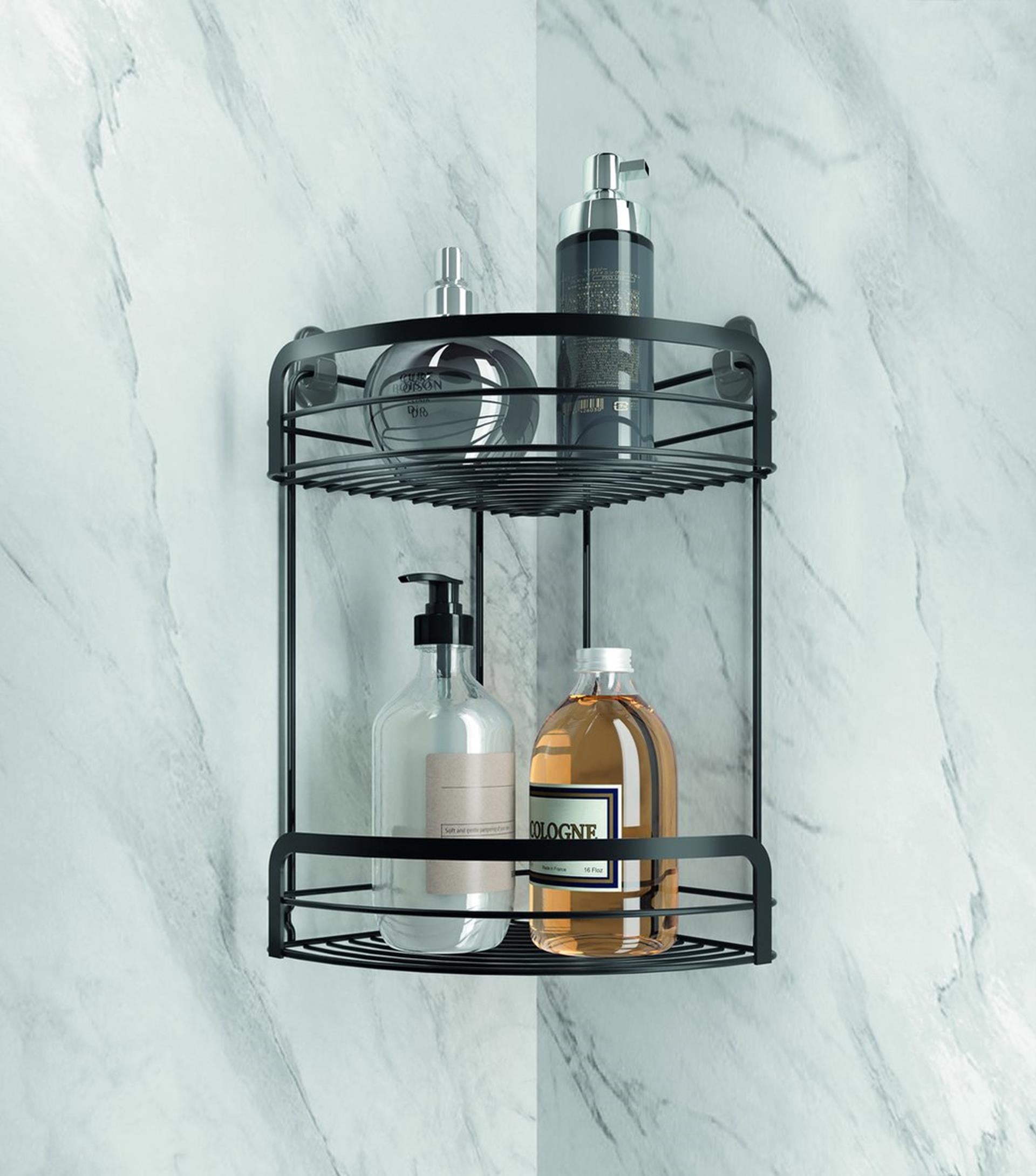 Metaltex origin hoek doucherek 2-laags