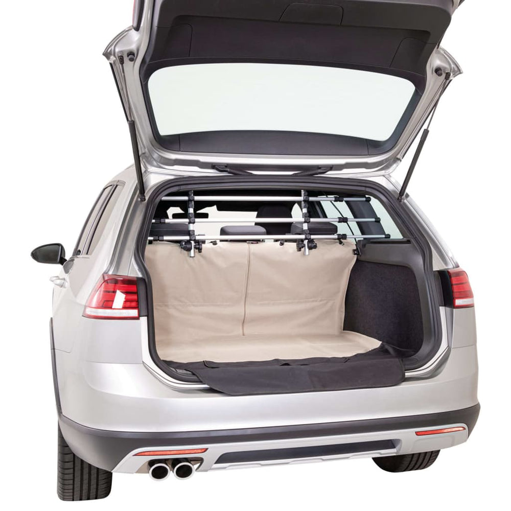 Trixie kofferbakhoes met bumperbescherming beige en zwart