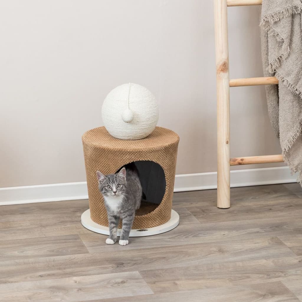 Trixie kattengrot met krabbal 36x50 cm taupe