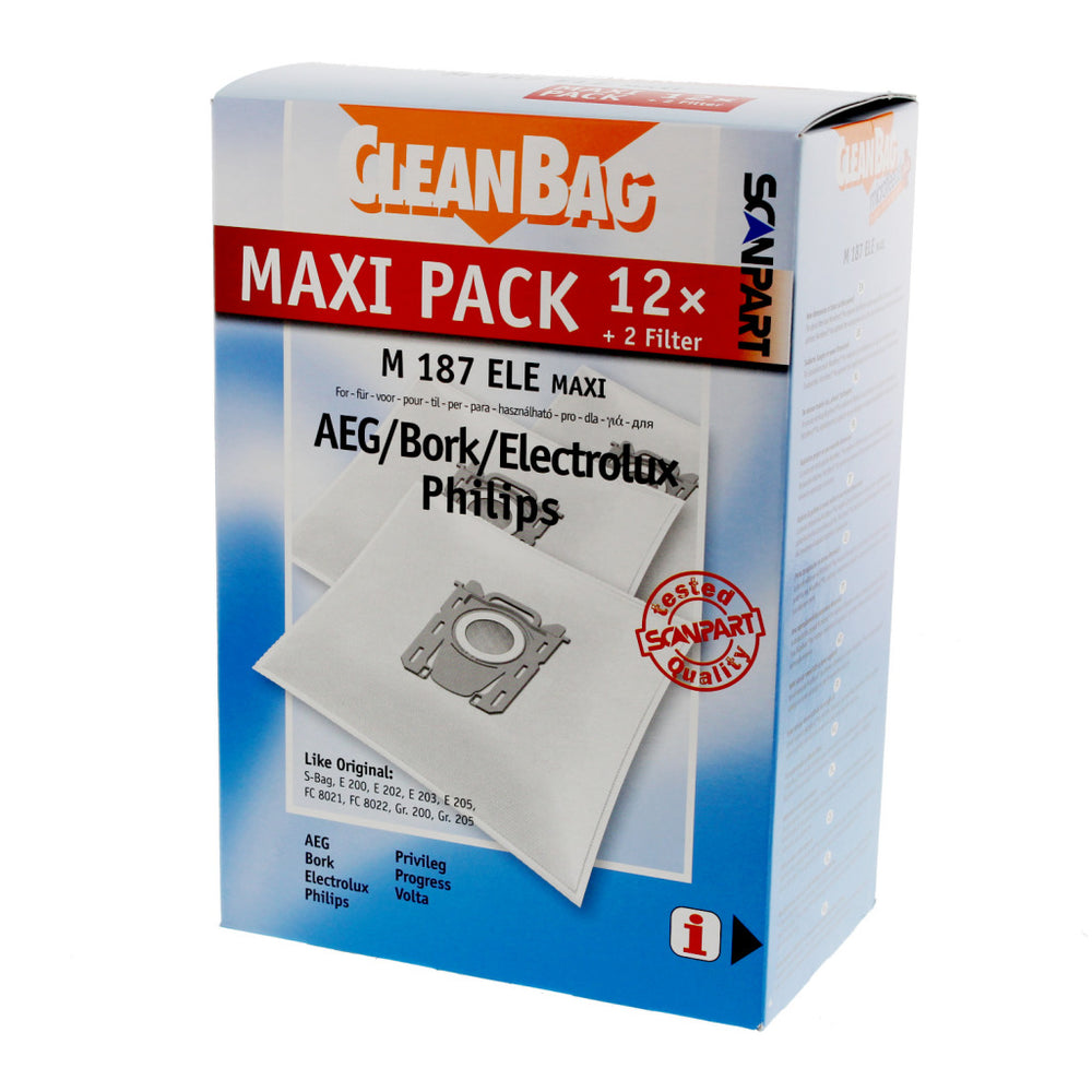 Scanpart microfleece+ stofzak phi ele universeel maxi