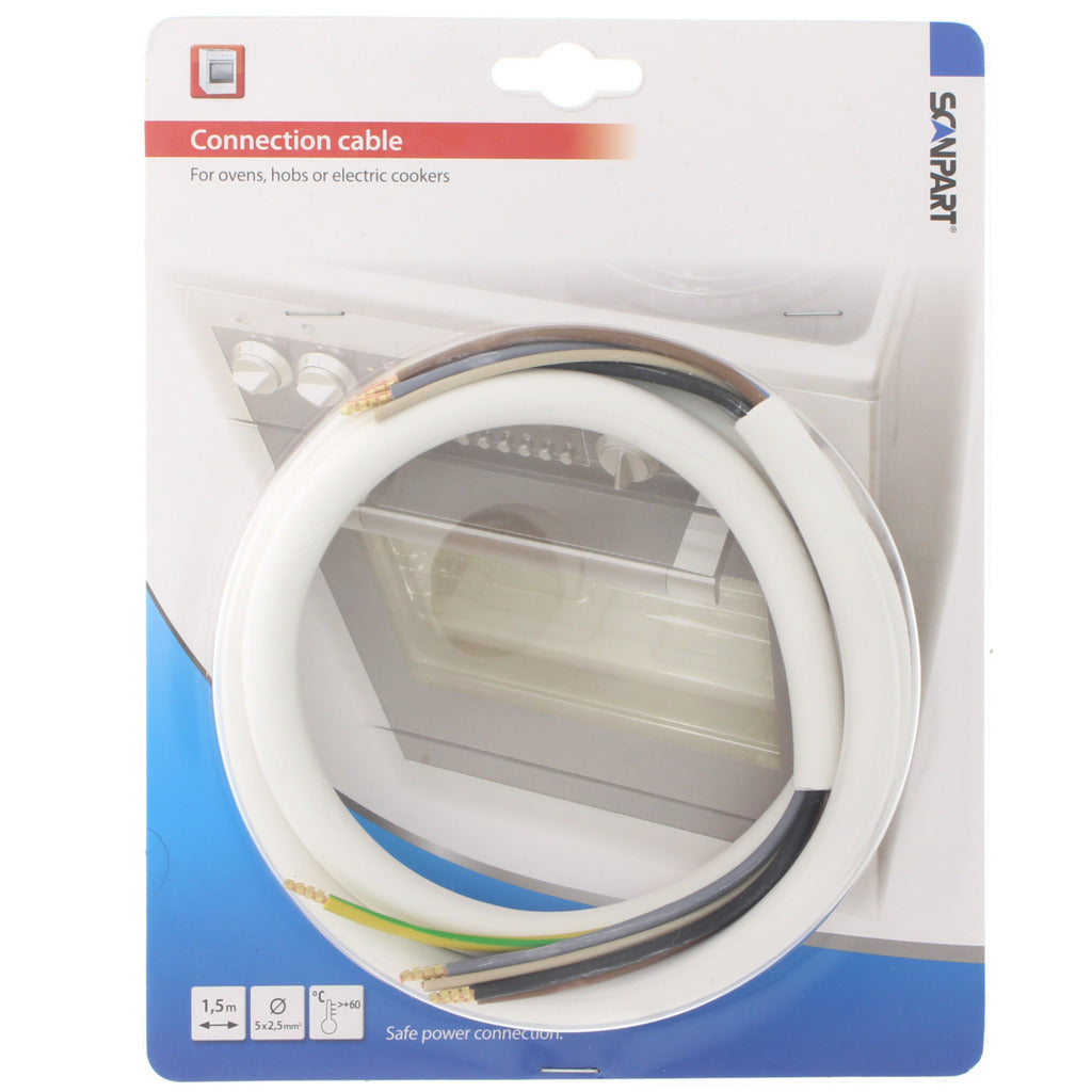 Scanpart f111 oven aansluitkabel 5x2,5 1,5m