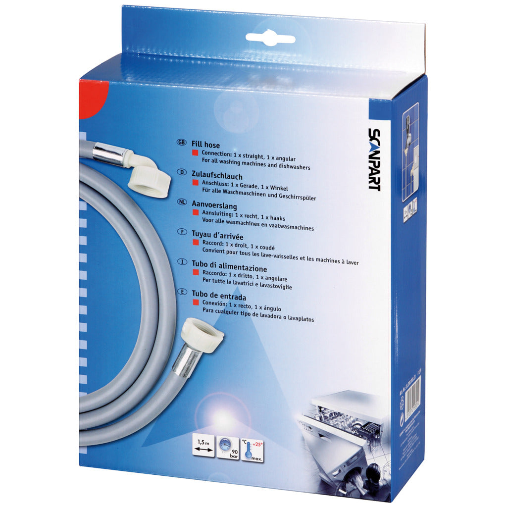 Scanpart 1120090121 f139 aanvoerslang 1,5m 1xhaaks