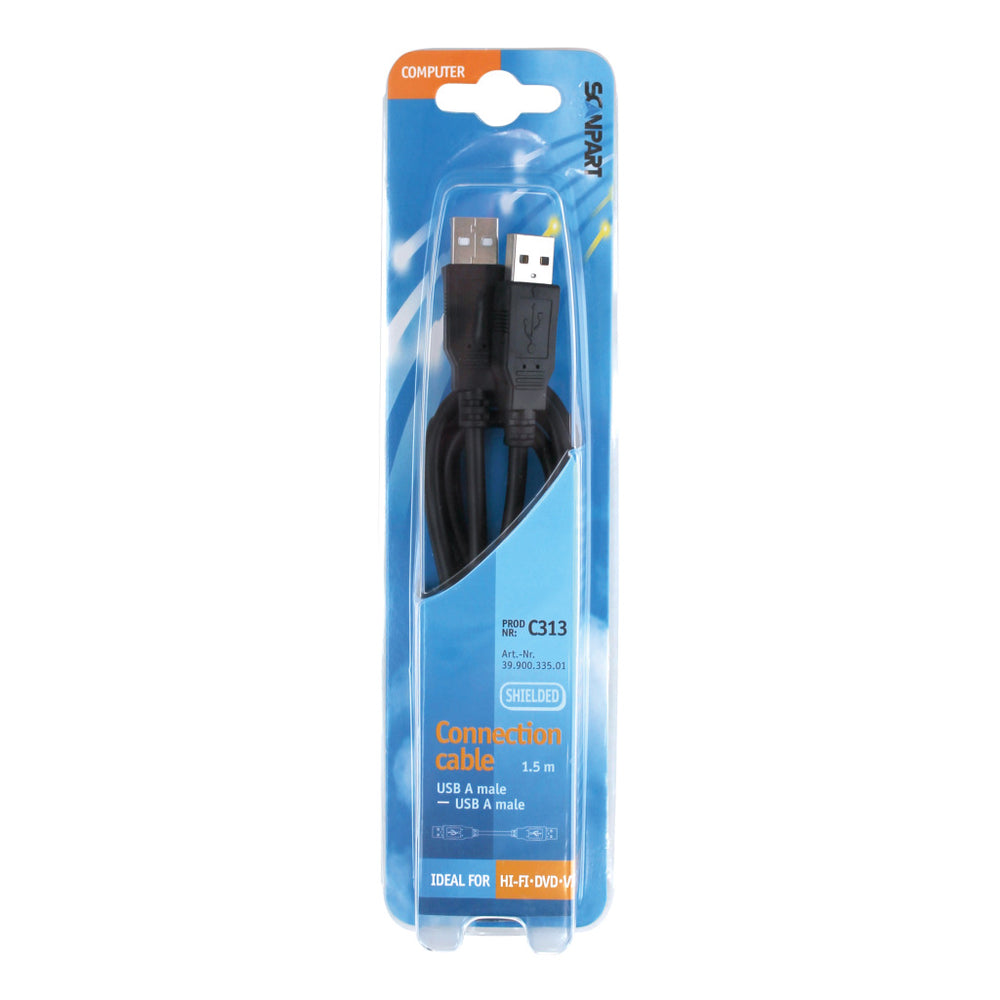 Scanpart c313 usb kabel a(m)-a(m) 1,5m